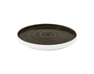 Sango Java Decorated Kaden Low Presentation Plate Woodland Brown