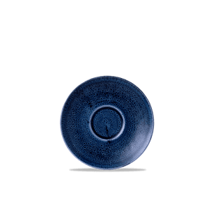 Churchill Stonecast Plume Ultramarine Saucer