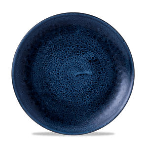 Churchill Stonecast Plume Ultramarine Coupe Plate
