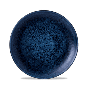 Churchill Stonecast Plume Ultramarine Coupe Plate