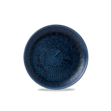 Load image into Gallery viewer, Churchill Stonecast Plume Ultramarine Coupe Plate
