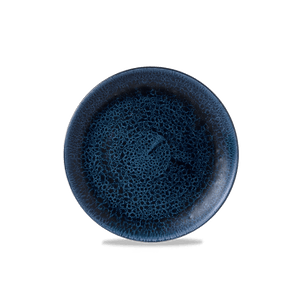 Churchill Stonecast Plume Ultramarine Coupe Plate