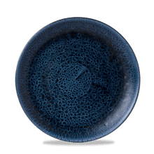 Load image into Gallery viewer, Churchill Stonecast Plume Ultramarine Coupe Plate
