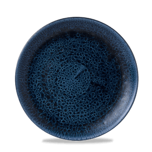 Churchill Stonecast Plume Ultramarine Coupe Plate