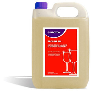 Proton Proline BM Glasswash Detergent for Rotary Brush Machines (5 Litre)