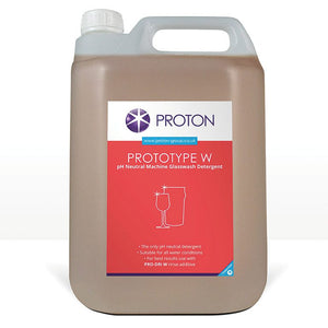 Proton Prototype W ph Neutral Glasswash Detergent (5 Litre)
