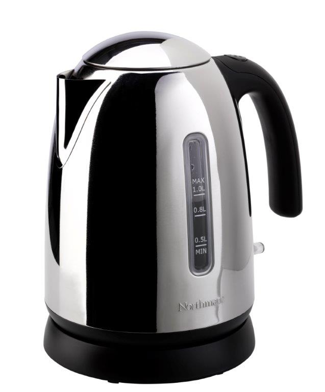Hotel kettle | Regal Black & Chrome | Foremost Products, Glasgow