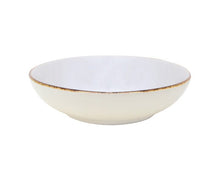Load image into Gallery viewer, Sango Java Decorated Salad Bowl Barley Cream 22.5cm 9&quot; (6)
