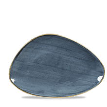 Load image into Gallery viewer, Churchill Stonecast Blueberry Triangle Chefs Plate

