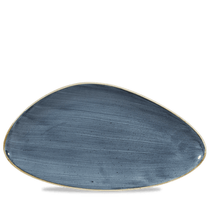 Churchill Stonecast Blueberry Triangle Chefs Plate