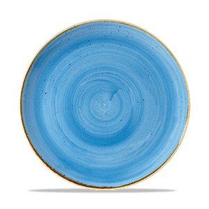 Churchill Stonecast Cornflower Blue Coupe Plate
