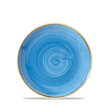 Load image into Gallery viewer, Churchill Stonecast Cornflower Blue Coupe Plate

