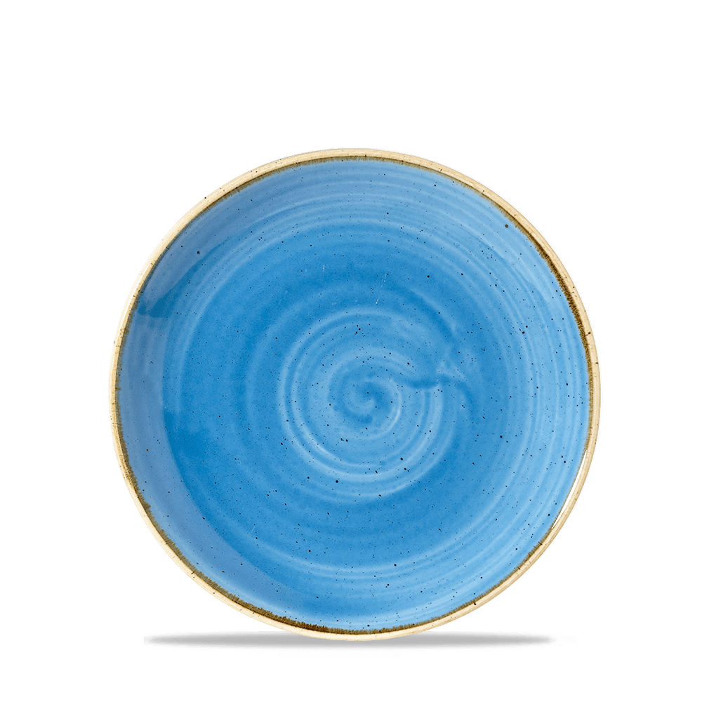 Churchill Stonecast Cornflower Blue Coupe Plate