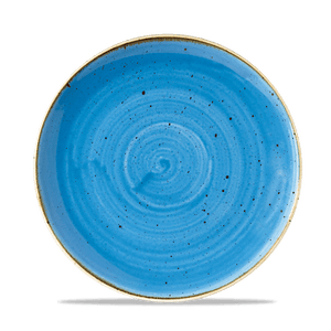 Churchill Stonecast Cornflower Blue Coupe Plate
