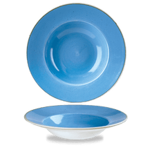 Load image into Gallery viewer, Churchill Stonecast Cornflower Blue Wide Rim Bowl

