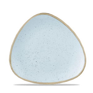 Churchill Stonecast Duck Egg Triangle Plate