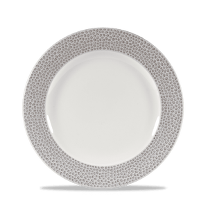 Churchill Isla Spinwash Shale Grey Plate