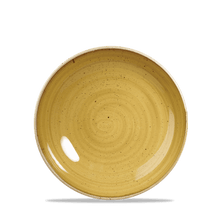 Load image into Gallery viewer, Churchill Stonecast Mustard Coupe Plate
