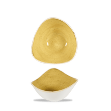 Load image into Gallery viewer, Churchill Stonecast Mustard Lotus Bowl 15.3cm (12)
