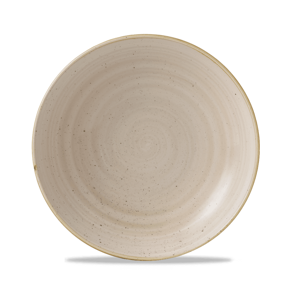Churchill Stonecast Nutmeg Cream Coupe Bowl 24.8cm/113.6cl (12)