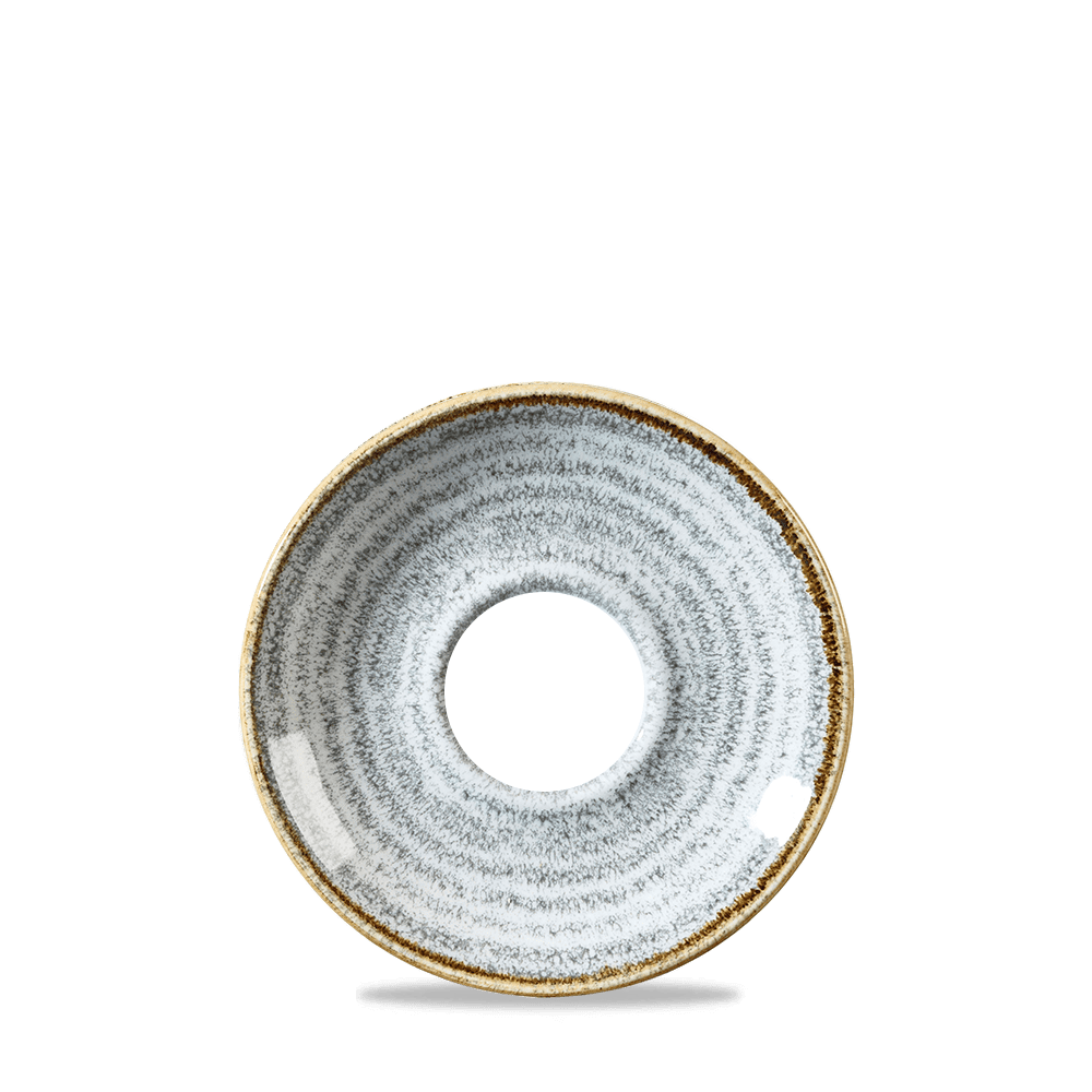 Churchill Studio Prints Stone Grey Saucer 15.6cm (12)