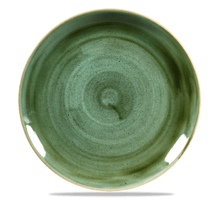 Churchill Stonecast Samphire Green Evolve Coupe Plate