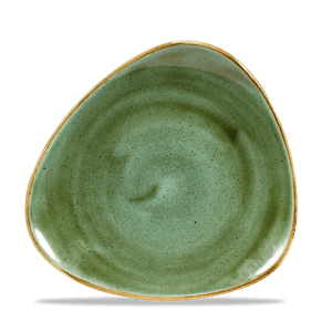 Churchill Stonecast Samphire Green Lotus Plate