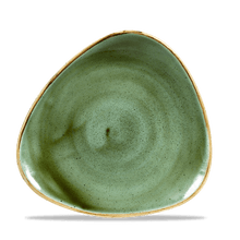 Load image into Gallery viewer, Churchill Stonecast Samphire Green Lotus Plate
