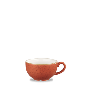 Churchill Stonecast Orange Cappuccino Cup