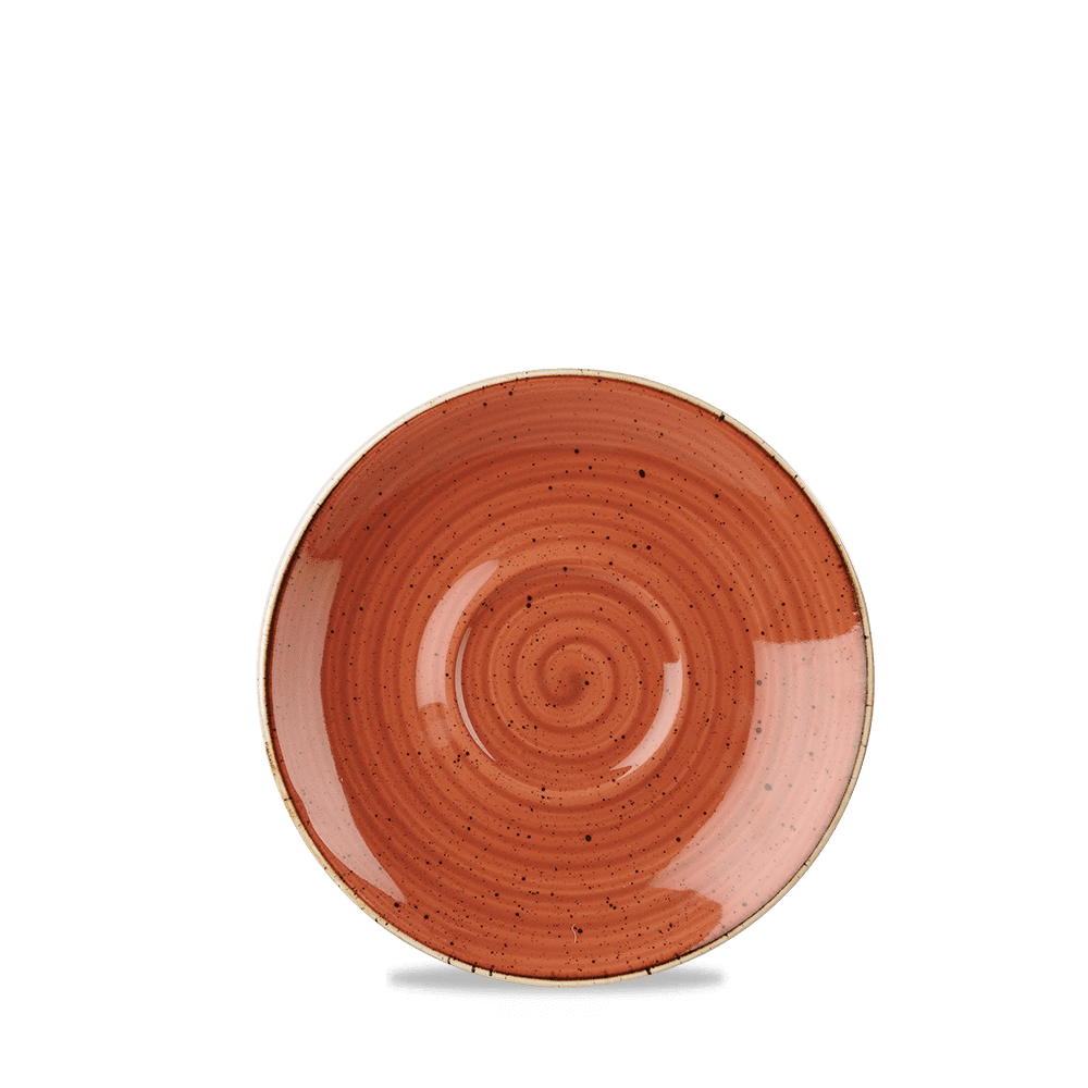 Churchill Stonecast Orange Cappuccino Saucer 15.6cm (12)