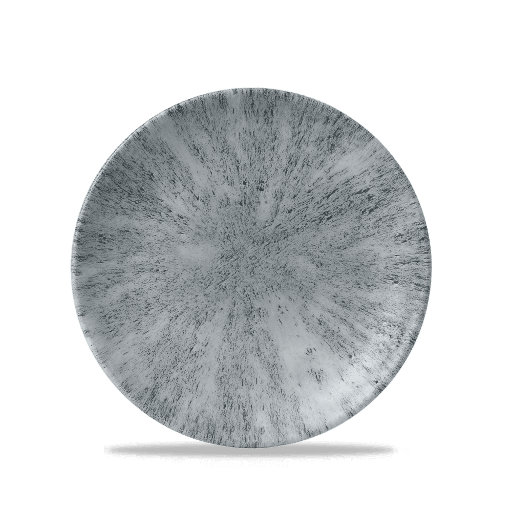 Churchill Studio Prints Stone Coupe Plate Pearl Grey