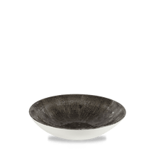 Load image into Gallery viewer, Churchill Stone Quartz Black Evolve Coupe Bowl
