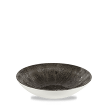 Load image into Gallery viewer, Churchill Stone Quartz Black Evolve Coupe Bowl
