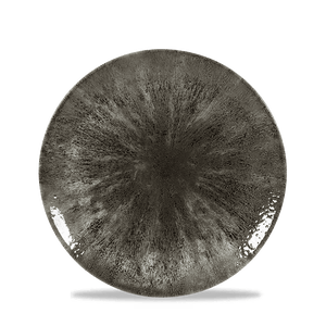 Churchill Stone Quartz Black Evolve Coupe Plate