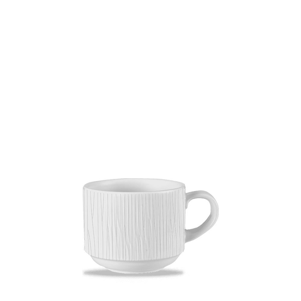 Churchill Bamboo Stacking Cup 8oz (12)