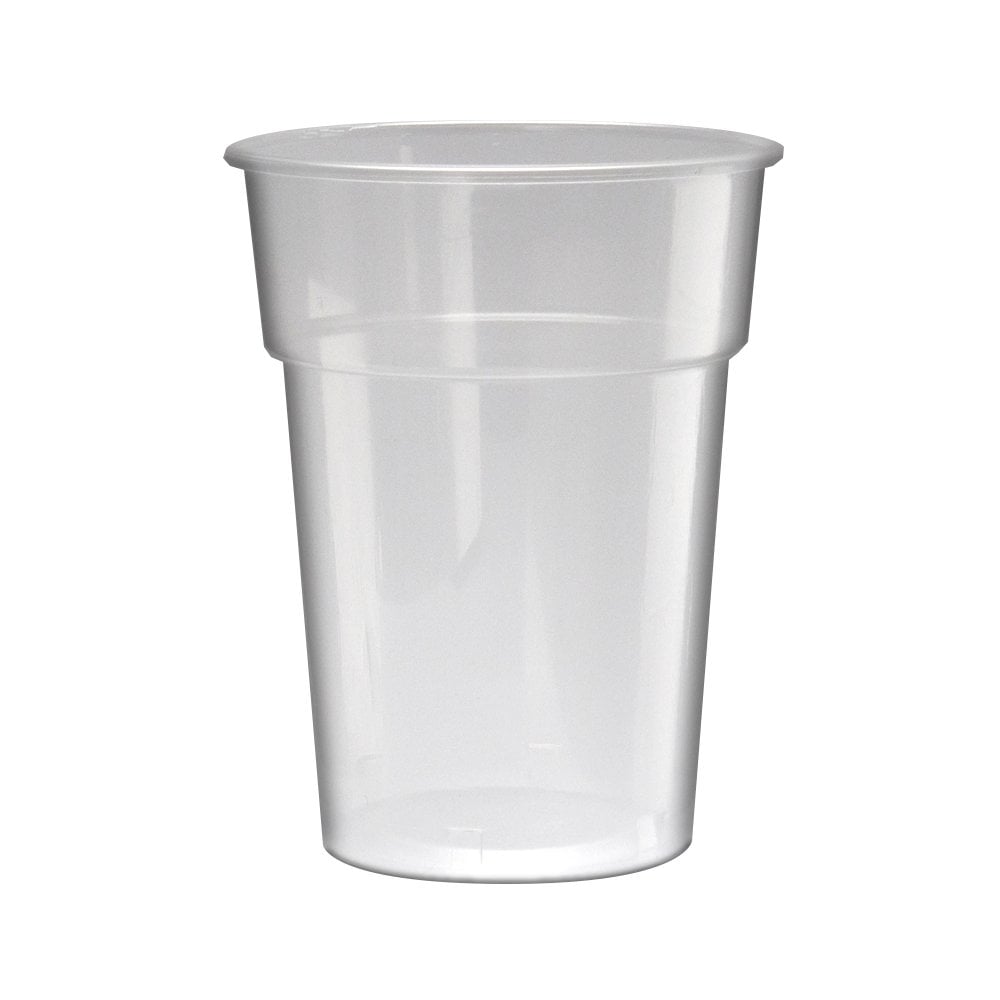 Green Planet 12oz (Lined) Clear Polypropylene Disposable Cups (CE) - Recyclable (1000)