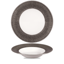 Load image into Gallery viewer, Churchill Bamboo Spinwash Dusk Wide Rim Bowl
