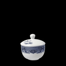 Load image into Gallery viewer, Churchill Blue Willow Open Sandringham Sugar Bowl 9cm (12)

