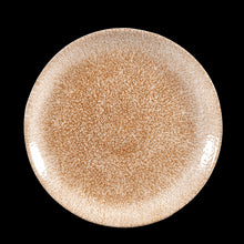 Load image into Gallery viewer, Churchill Raku Garnet Orange Coupe Plate
