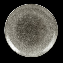 Load image into Gallery viewer, Churchill Raku Quartz Black Coupe Plate
