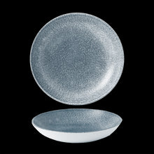 Load image into Gallery viewer, Churchill Raku Topaz Blue Coupe Bowl

