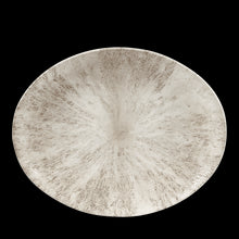 Load image into Gallery viewer, Churchill Stone Agate Grey Orbit Oval Coupe Plate 25.5cm (12)
