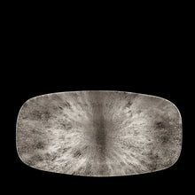 Load image into Gallery viewer, Churchill Stone Quartz Black Oblong Chefs Plate
