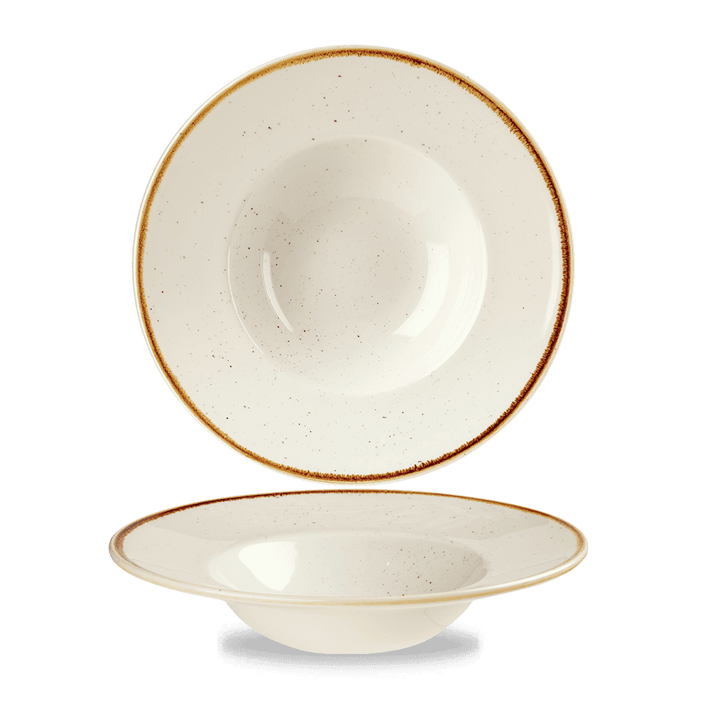Churchill Stonecast Barley White Wide Rim Bowl Churchill stonecast barley white wide rim bowl