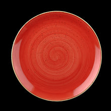 Load image into Gallery viewer, Churchill Stonecast Berry Red Coupe Plate
