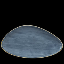 Load image into Gallery viewer, Churchill Stonecast Blueberry Triangle Chefs Plate

