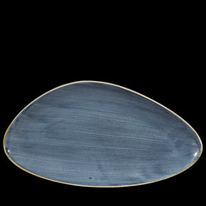 Churchill Stonecast Blueberry Triangle Chefs Plate