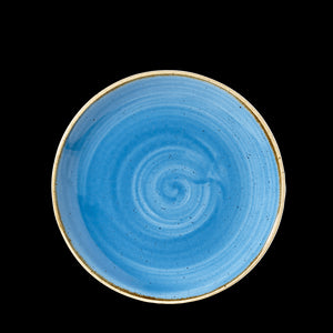 Churchill Stonecast Cornflower Blue Coupe Plate