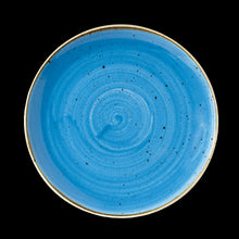 Load image into Gallery viewer, Churchill Stonecast Cornflower Blue Coupe Plate
