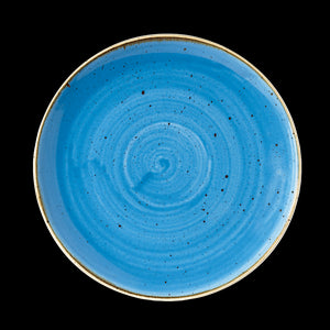Churchill Stonecast Cornflower Blue Coupe Plate